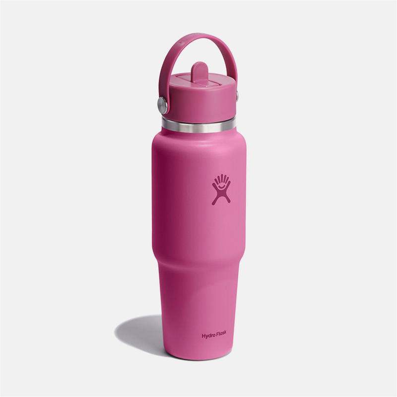 32 oz Wide Mouth Travel Bottle with Flex Straw Cap image number null
